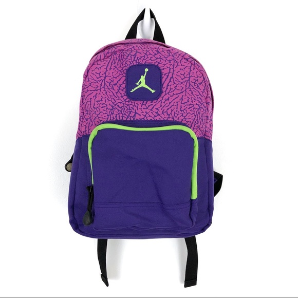 purple jordan backpack